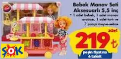 GOKİDY BEBEK MANAV SETİ AKSESUARLI OYUNCAK